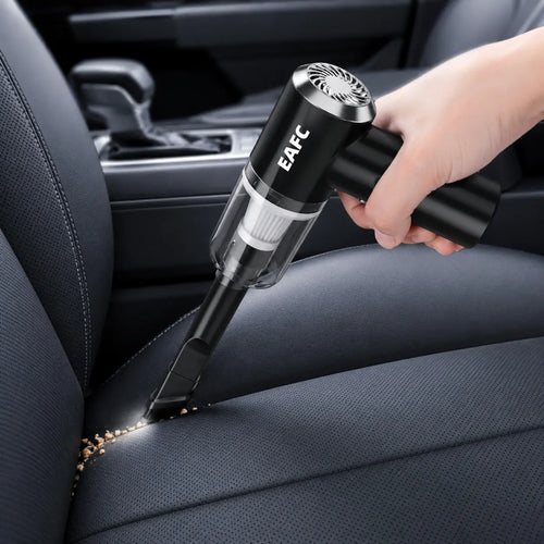 Brezžični mini sesalnik za avto in dom z LED lučko